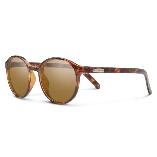 Suncloud Low Key Sunglasses (Small-Medium Fit) Tort Polar Brown