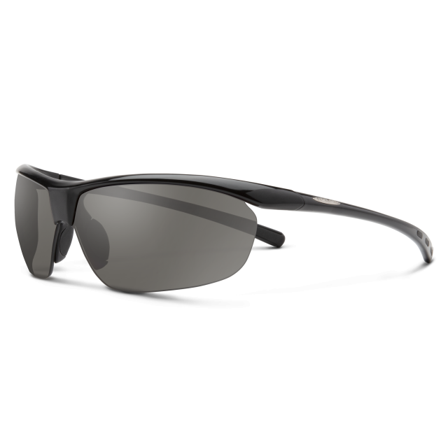 Suncloud Zephyr Sunglasses (Medium Fit) Black / Gray Polar Poly