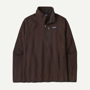 Patagonia Mens Better Sweater 1/4 Zip Den Brown