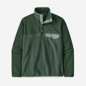 Patagonia Mens Lightweight Synchilla Snap-T Fleece Pullover Canopy Green