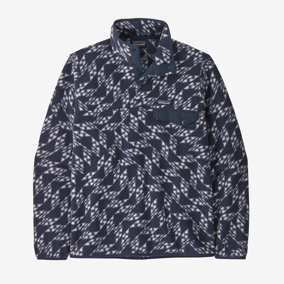 Patagonia Mens Lightweight Synchilla Snap-T Fleece Pullover SEOG Salmon Energy: Old Growth Green