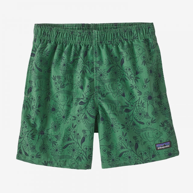 Patagonia Kids&#39; Baggies Shorts 5&quot; - Lined LGSN Los Garibaldi Simple: Gather Green