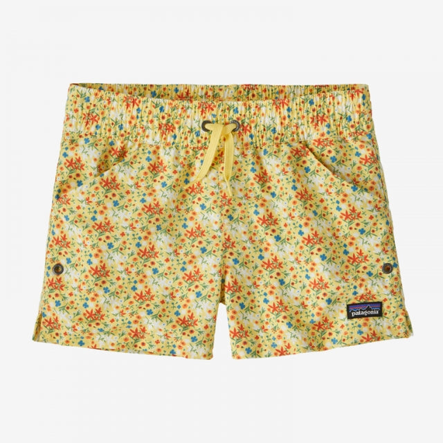 Patagonia Kids' Costa Rica Baggies Shorts 3 " - Unlined LIMD Little Isla: Milled Yellow