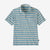 Patagonia Mens Daily Polo MIDW Mirror tripe: Dyno White / S