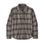 Patagonia Men's Long-Sleeved Cotton in Conversion Lightweight Fjord Flannel Shirt BEFG Beach Plaid: Forge Grey