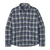 Patagonia Men's Long-Sleeved Cotton in Conversion Lightweight Fjord Flannel Shirt LYNE Libbey: New Navy