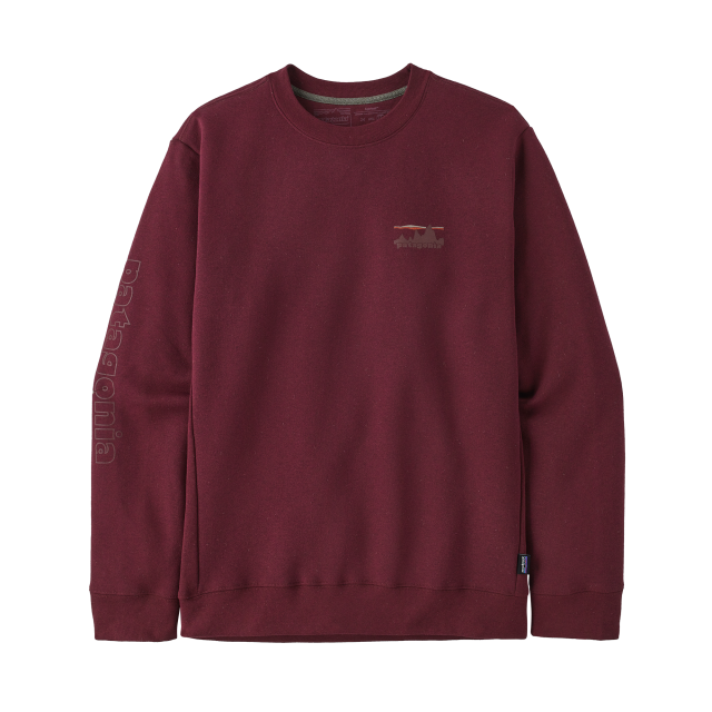 Patagonia Men&#39;s &#39;73 Skyline Uprisal Crew Sweatshirt EQR Sequoia Red / S