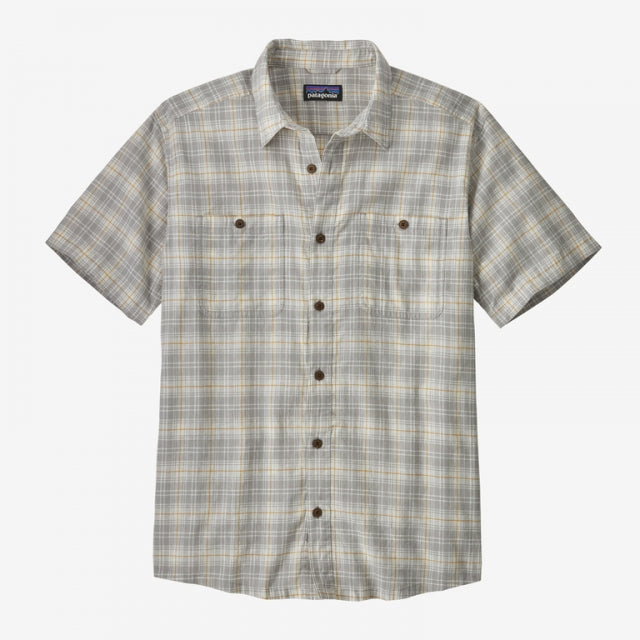 Patagonia Men&#39;s Back Step Shirt BHSA Beyond Horizons: Salt Grey