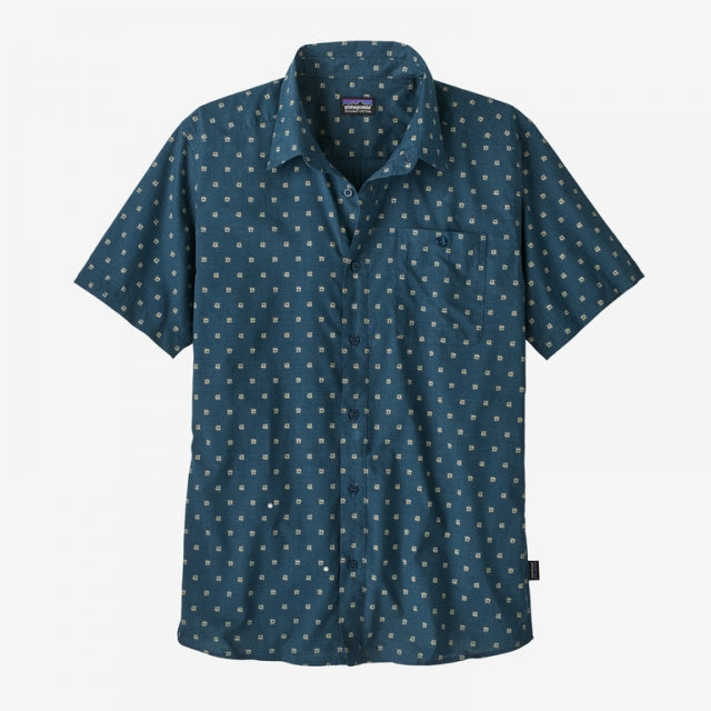 Patagonia Men's Go To Shirt SBLM Sun Beams: Lagom Blue