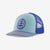 Patagonia Kids' Trucker Hat HBFI How to Save Badge: Fin Blue