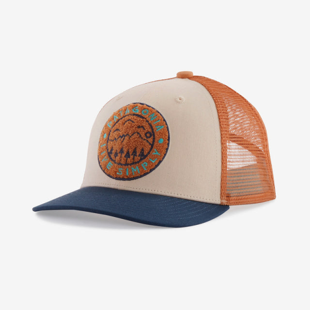 Patagonia Kids&#39; Trucker Hat LCCA Live Simply Crest: Cameo