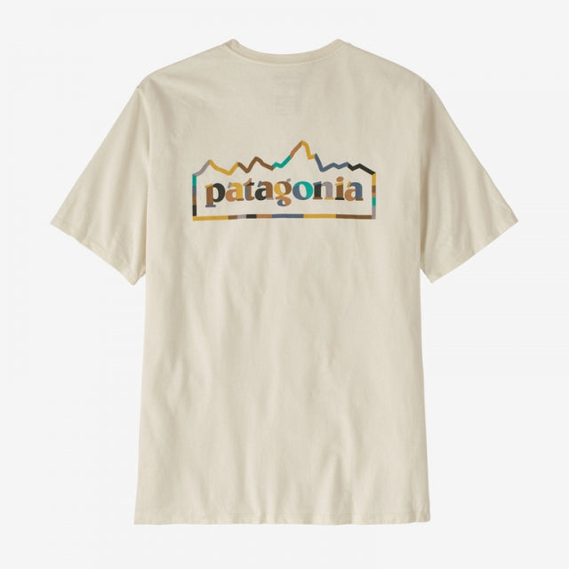 Patagonia Men&#39;s Unity Fitz Responsibili-Tee BCW Birch White