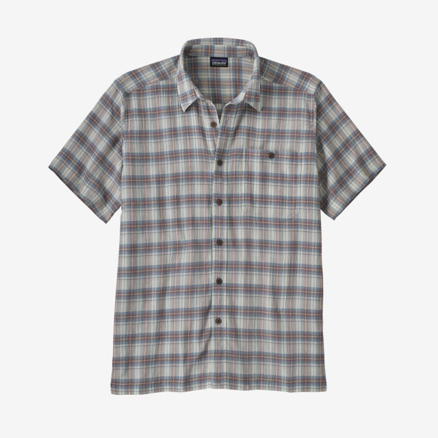 Patagonia Men's A/C Button Up Shirt TME Steam Blue / S