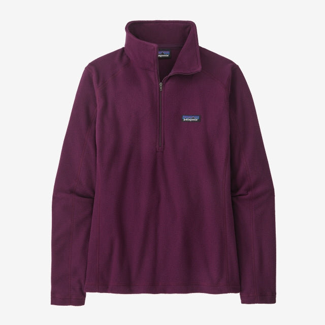 Patagonia Womens Micro D 1/4 Zip Night Plum