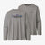 Patagonia Men's Long-Sleeved Cap Cool Daily Fish Graphic Shirt WOGR Woodgrain Fitz Roy Trout: Salt Grey