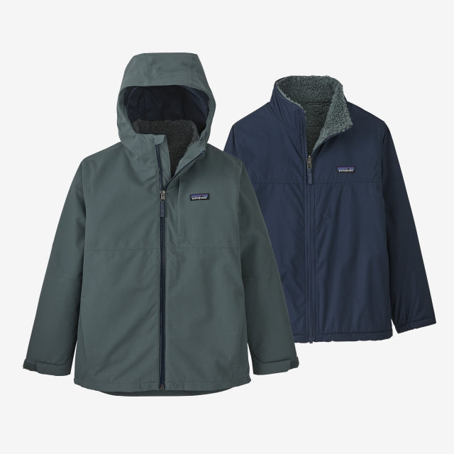 Patagonia Boys&#39; 4-in-1 Everyday Jacket NUVG Nouveau Green