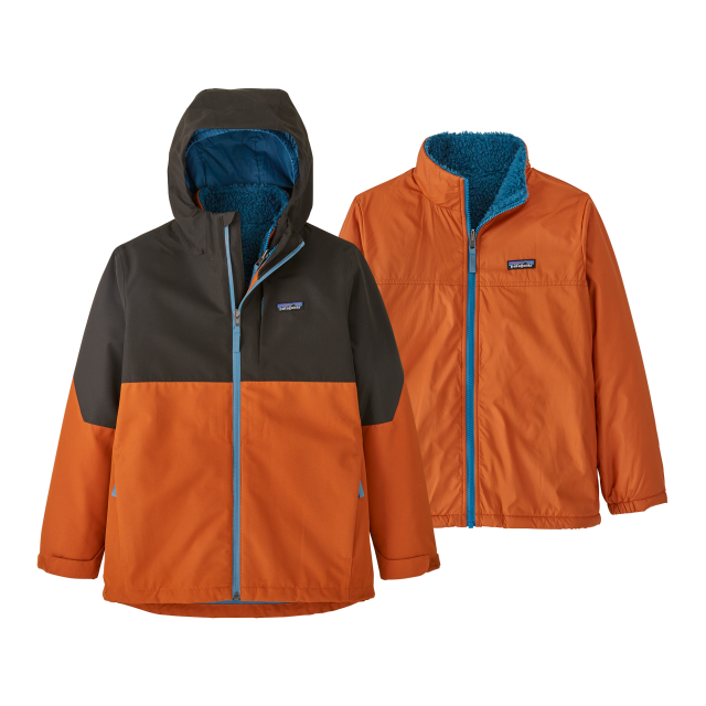 Patagonia Boys&#39; 4-in-1 Everyday Jacket SARU Sandhill Rust