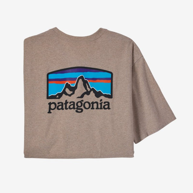 Patagonia Men&#39;s Fitz Roy Horizons Responsibili-Tee STPE Shroom Taupe