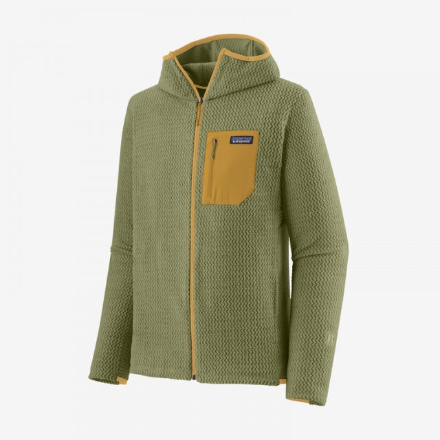 Patagonia Men&#39;s R1 Air Full-Zip Hoody BUGR Buckhorn Green