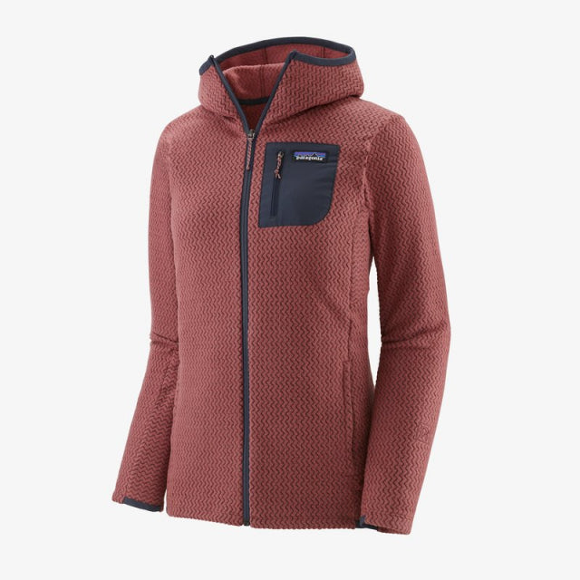 Patagonia Womens R1 Air Full-Zip Hoody Rosehip
