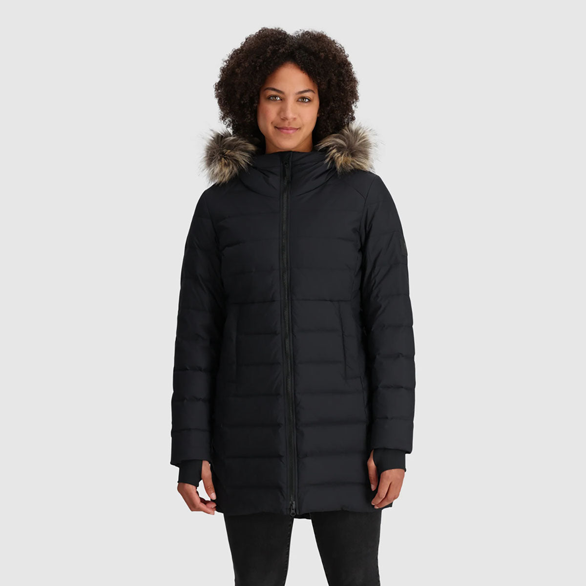 Outdoor Research Womens Coze Lux Down Parka Black