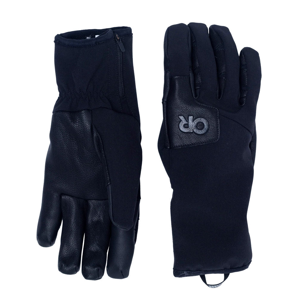 Outdoor Research Mens Stormtracker Sensor Windbloc Gloves Black