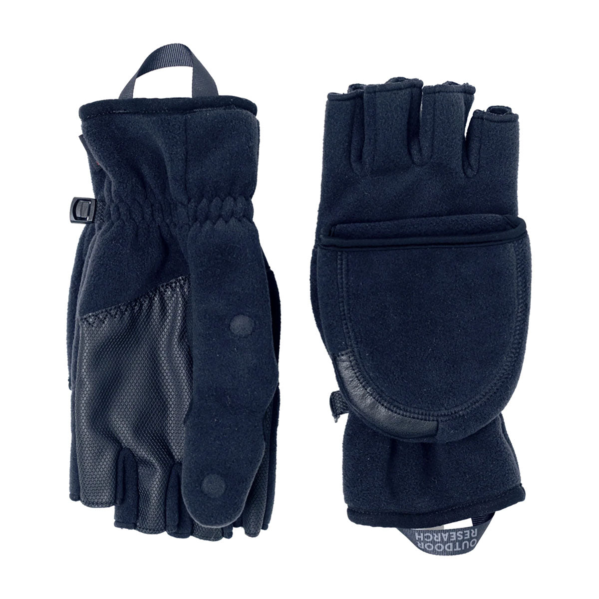 Outdoor Research Gripper Convertible Windbloc Mitts Black