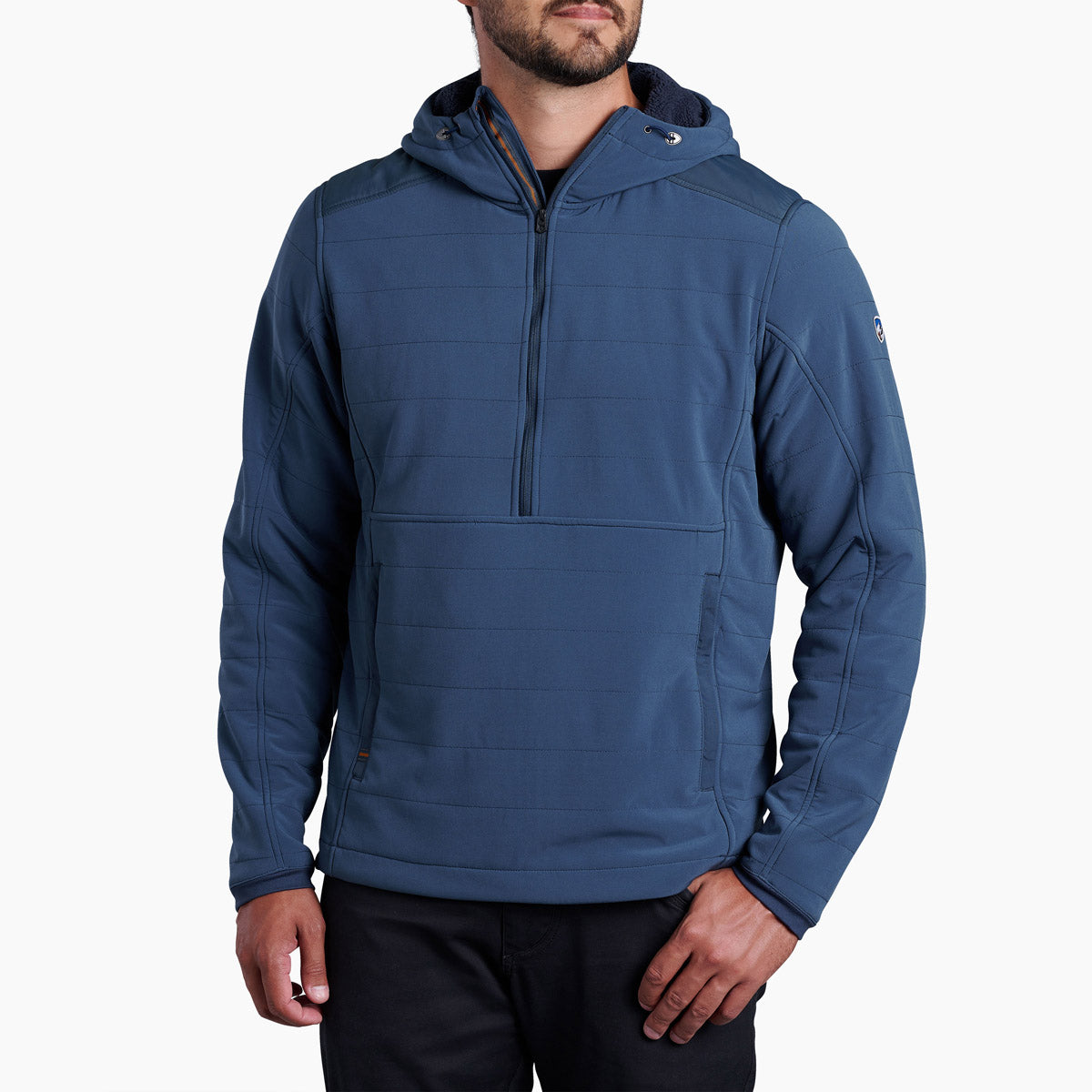 Kuhl Men&#39;s Aero Fleece Pullover Pirate Blue