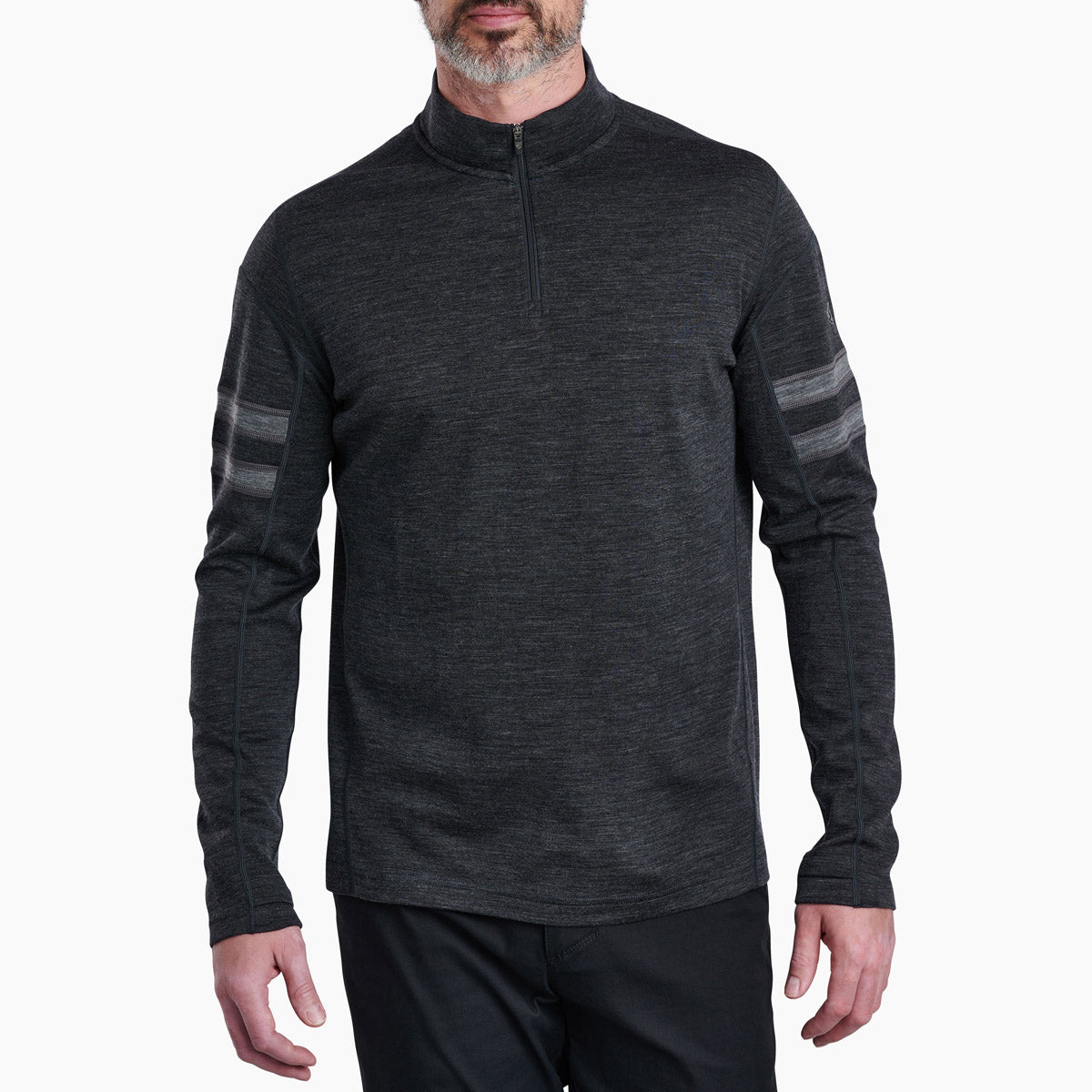 Men's Kuhl Team Merino 1/4 Zip Smoke