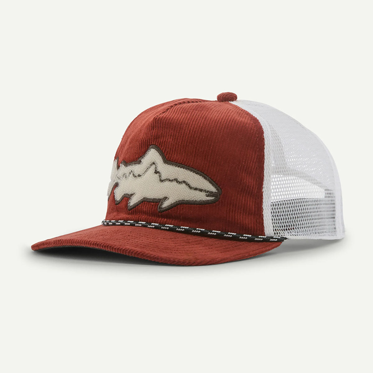 Patagonia Fly Catcher Hat Fitz Roy Trout: Rusty Red