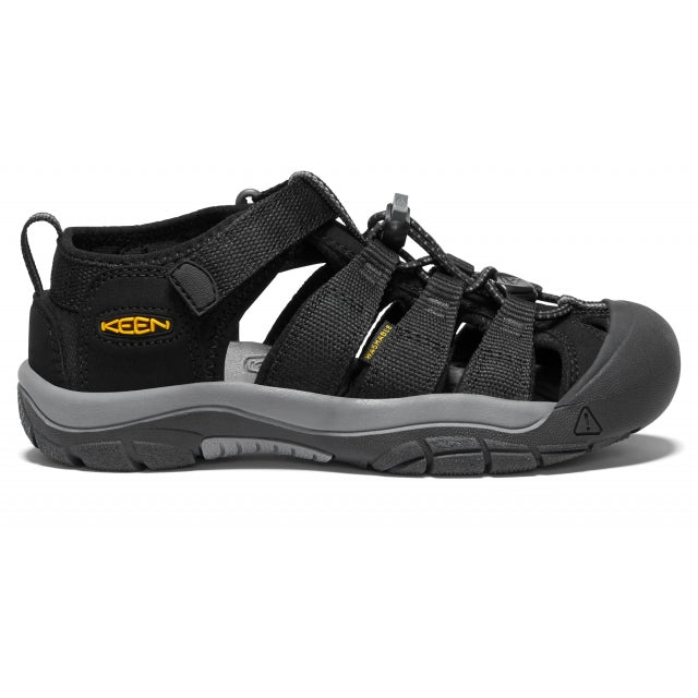 Keen Big Kids Newport H2 Sandal Black/Keen Yellow