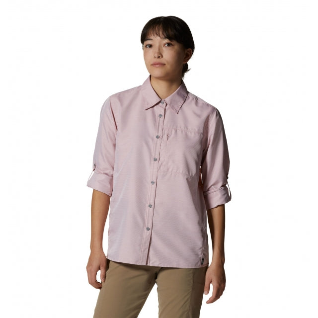 Mountain Hardwear Women&#39;s Canyon Long Sleeve Shirt 668 Rosehip