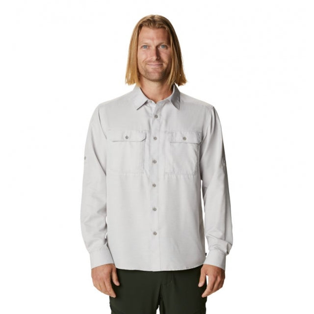 Mountain Hardwear Mens Canyon Long Sleeve Shirt 055 Light Dunes