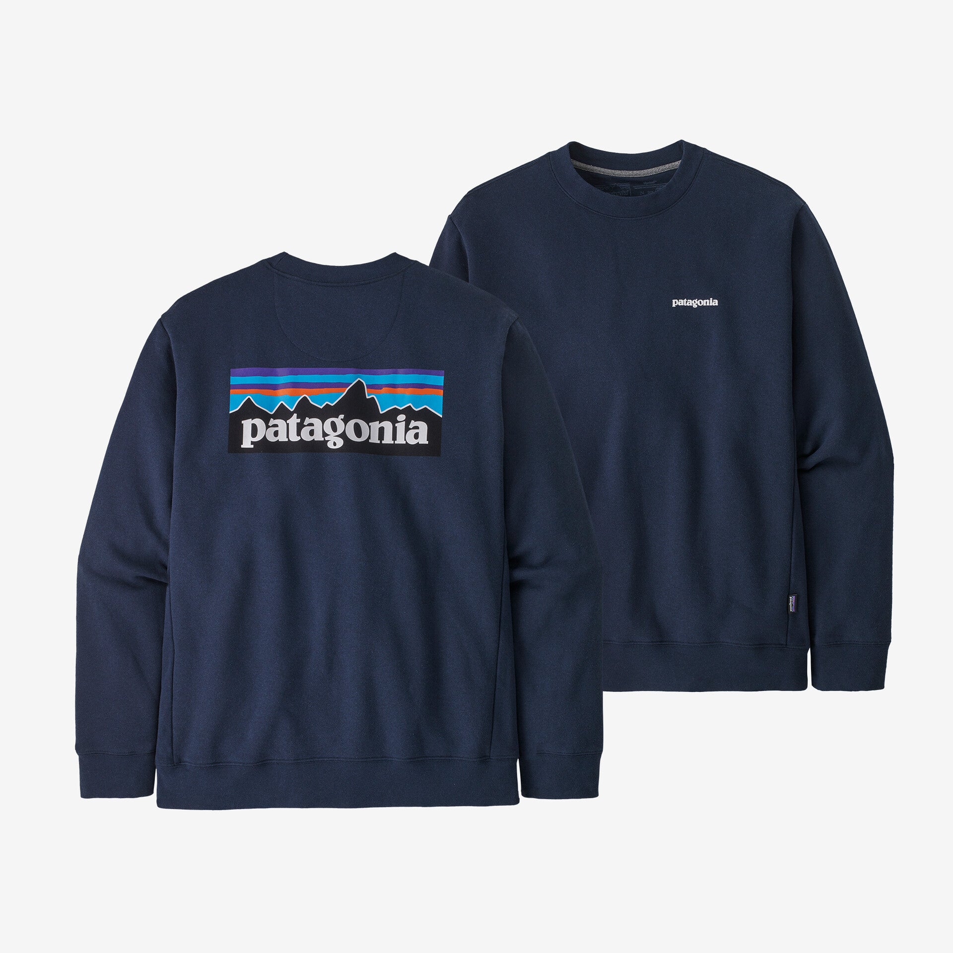 Patagonia Men's P-6 Logo Uprisal Crew Sweatshirt New Navy