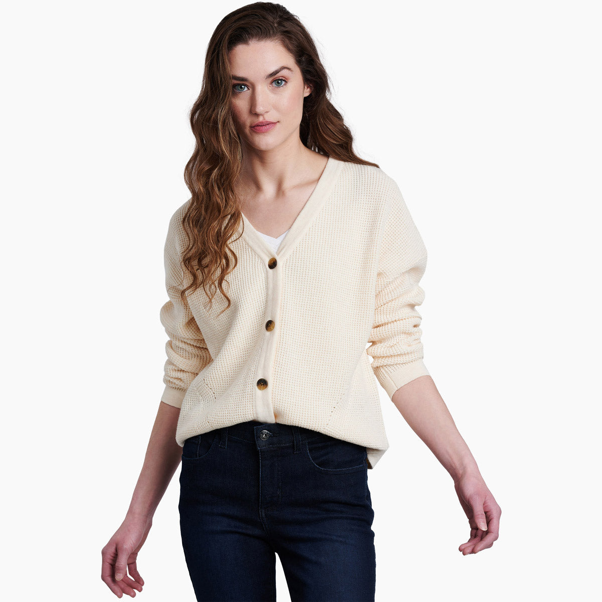 Kuhl Women's Brynn Cardigan Sweater Stone