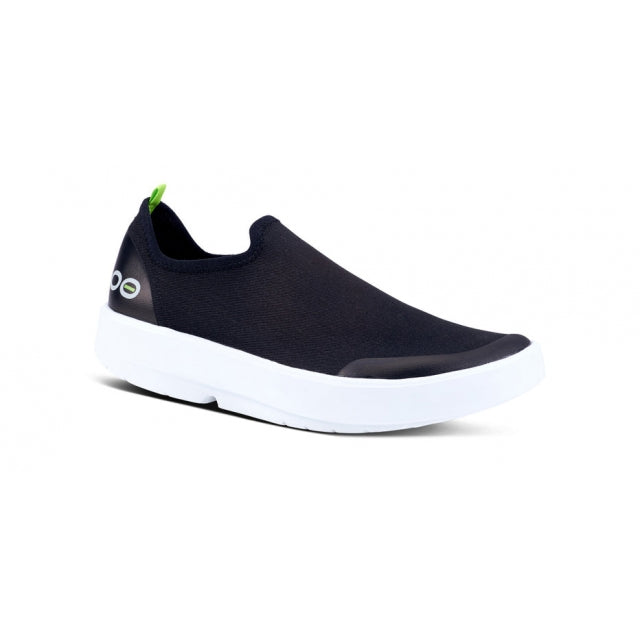 Oofos Womens OOmg Low eeZee White/Black