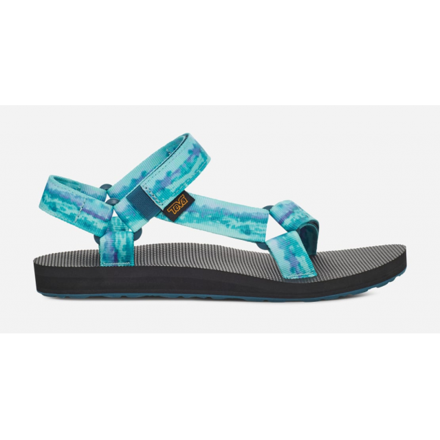 Teva Womens Original Universal Tie-Dye SBLCR Sorbet Blue Coral