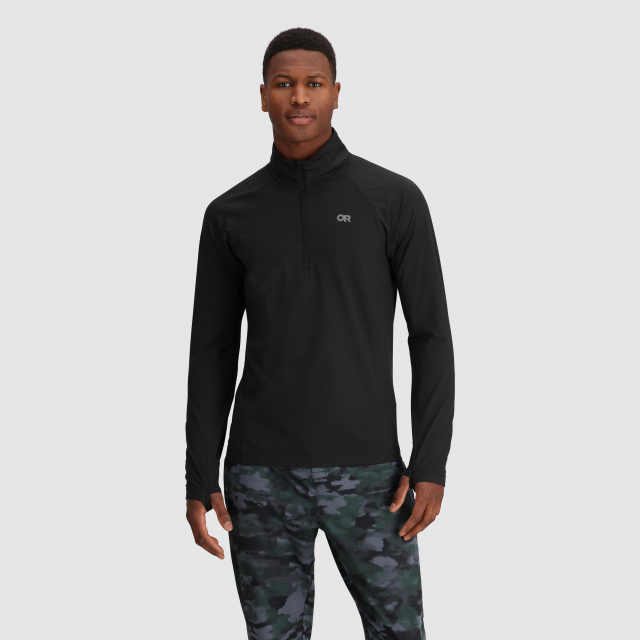 Outdoor Research M Baritone Quarter Zip 0001 Black