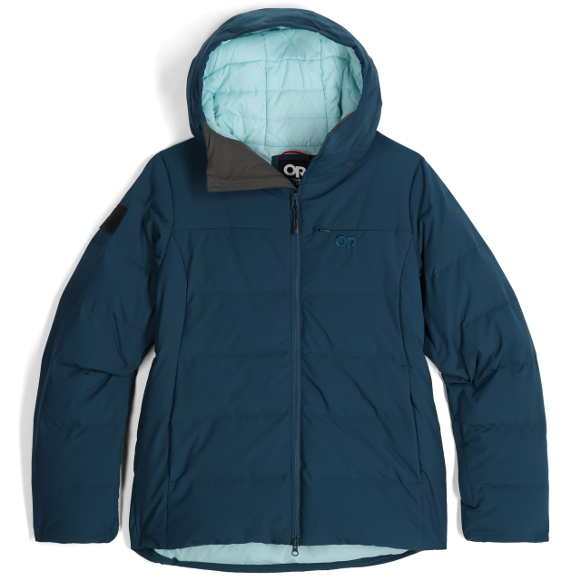 Outdoor Research W Snowcrew Down Jacket 2447 Harbor