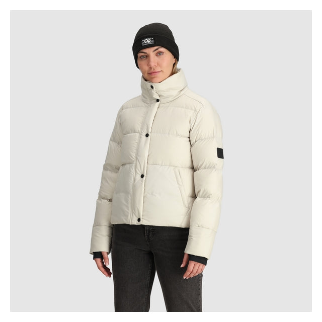 Outdoor Research Womens Coldfront Down Jacket Oyster