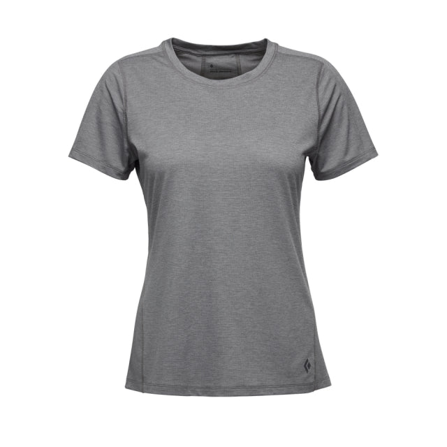 Black Diamond Women&#39;s Lightwire Short Sleeve Tech Tee Steel Grey