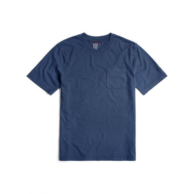 Topo Designs M Dirt Pocket Tee SS 409 Dark Denim