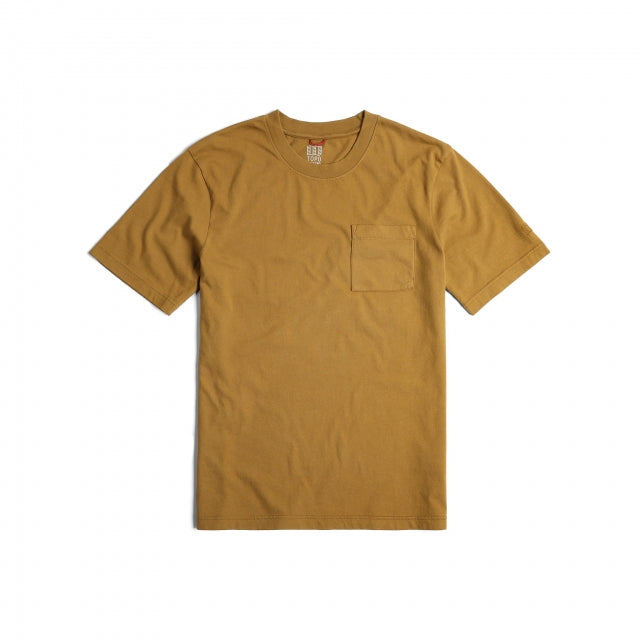 Topo Designs M Dirt Pocket Tee SS 251 Dark Khaki