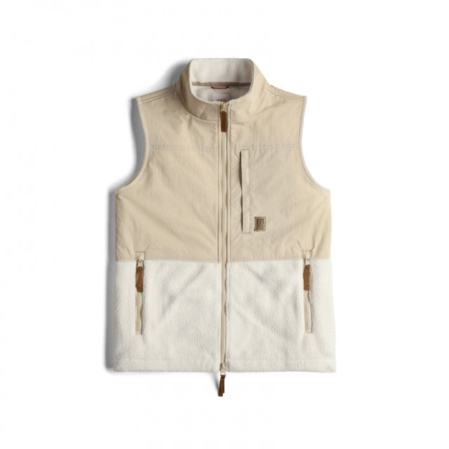 Topo Designs W Subalpine Fleece Vest Natan Natural/Sand / S