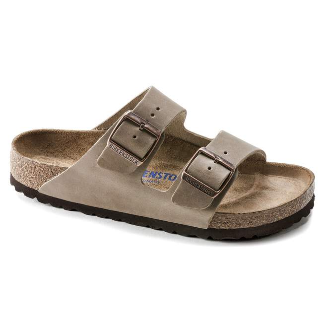 Birkenstock Arizona Soft Footbed Oiled Leather - Regular Tobacco Brown