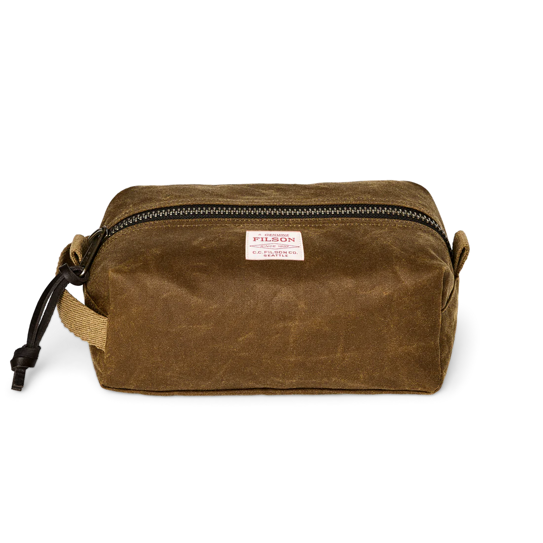 Filson Tin Cloth Travel Kit DarkTan Dark Tan