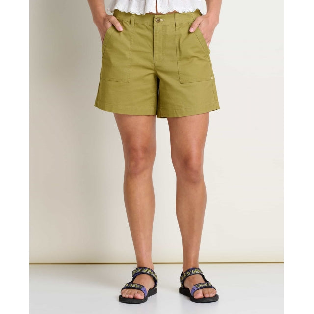 Toad&Co. Women's Earthworks Camp Short 302 Green Moss