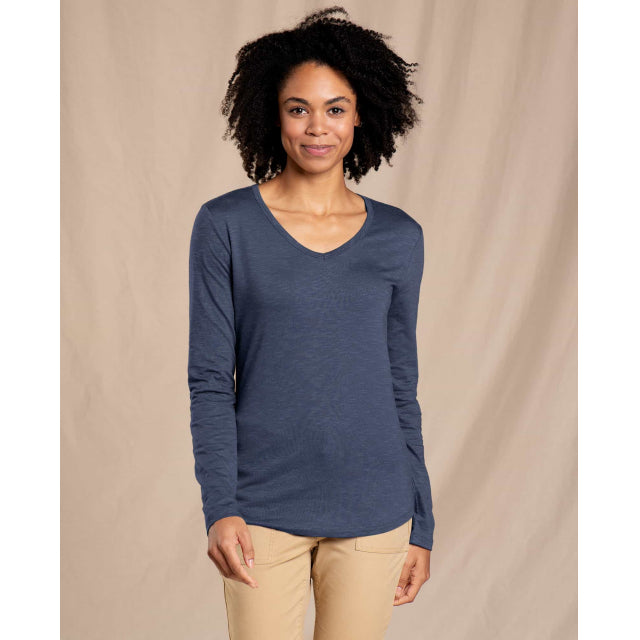 Toad&Co. W Marley II LS Tee 414 True Navy