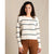 Toad&Co. Womens Bianca II Sweater 155 Almond tripe / S