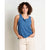 Toad&Co. Women's Piru Henley Tank 470 Pacific Blue